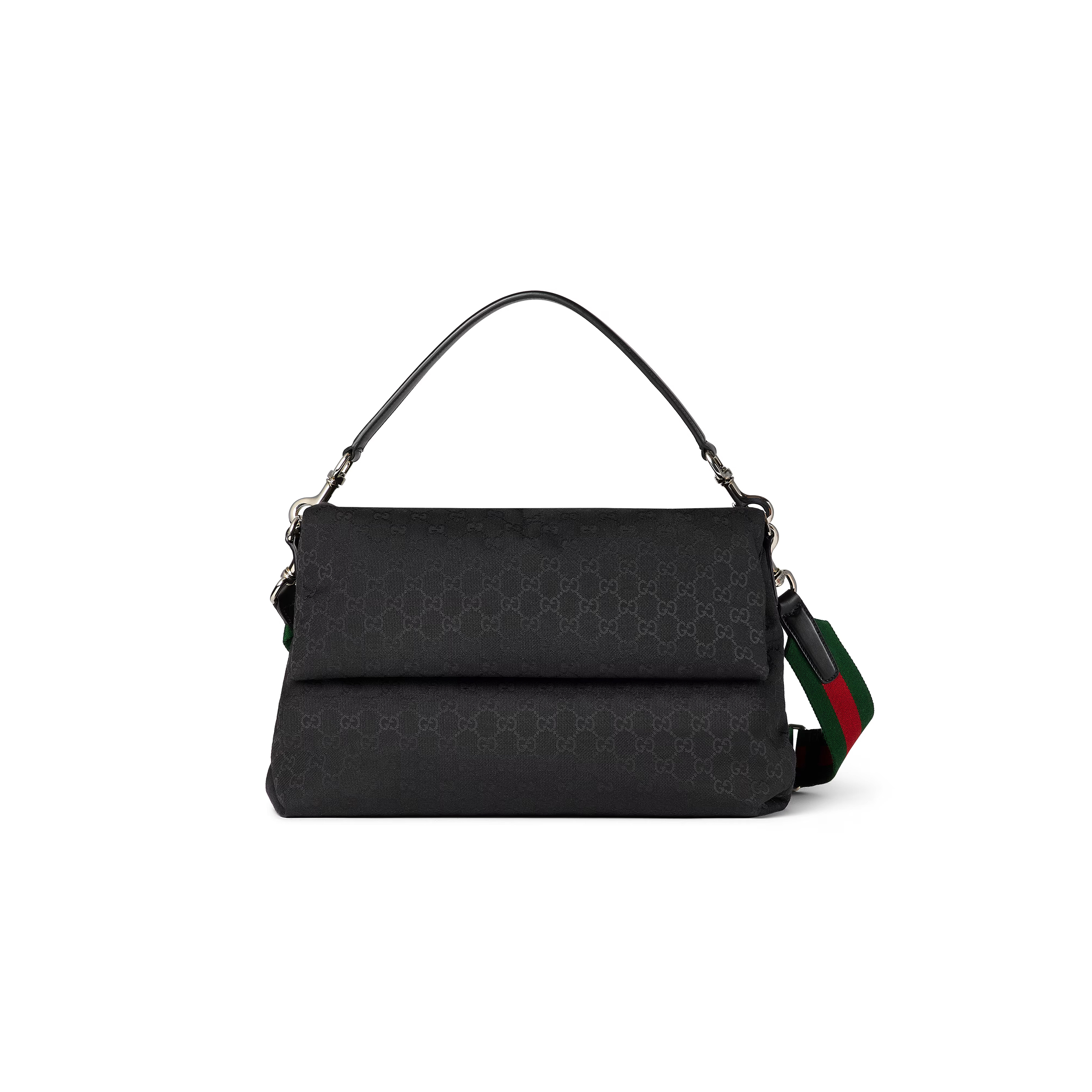 GUCCI MEDIUM GG CROSSBODY BAG WITH WEB 821616 (36*25*12cm) GUCCI MEDIUM GG CROSSBODY BAG WITH WEB 821616 (36*25*12cm)
